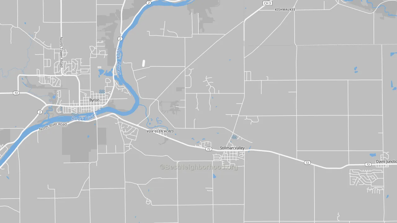 Transit Grade map of Stillman Valley, IL