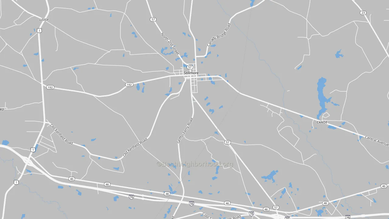 Transit Grade map of Stillmore, GA