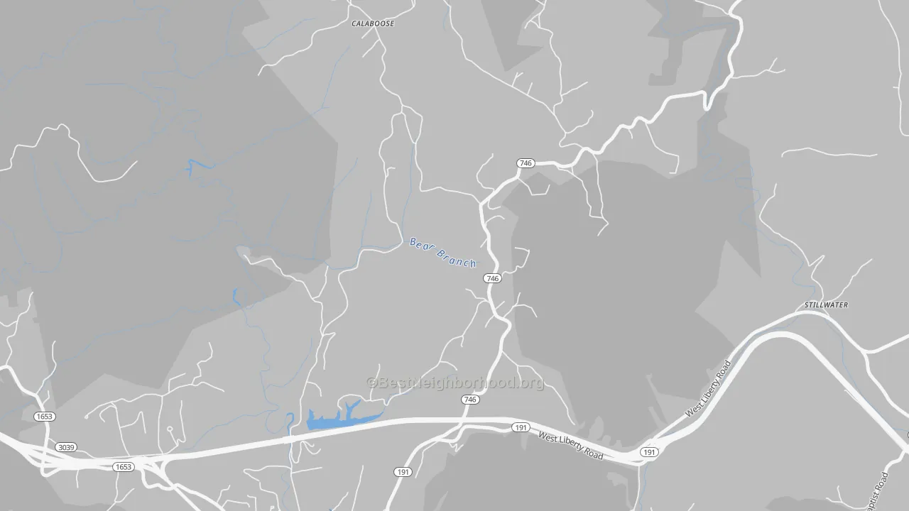 Transit Grade map of Stillwater, KY