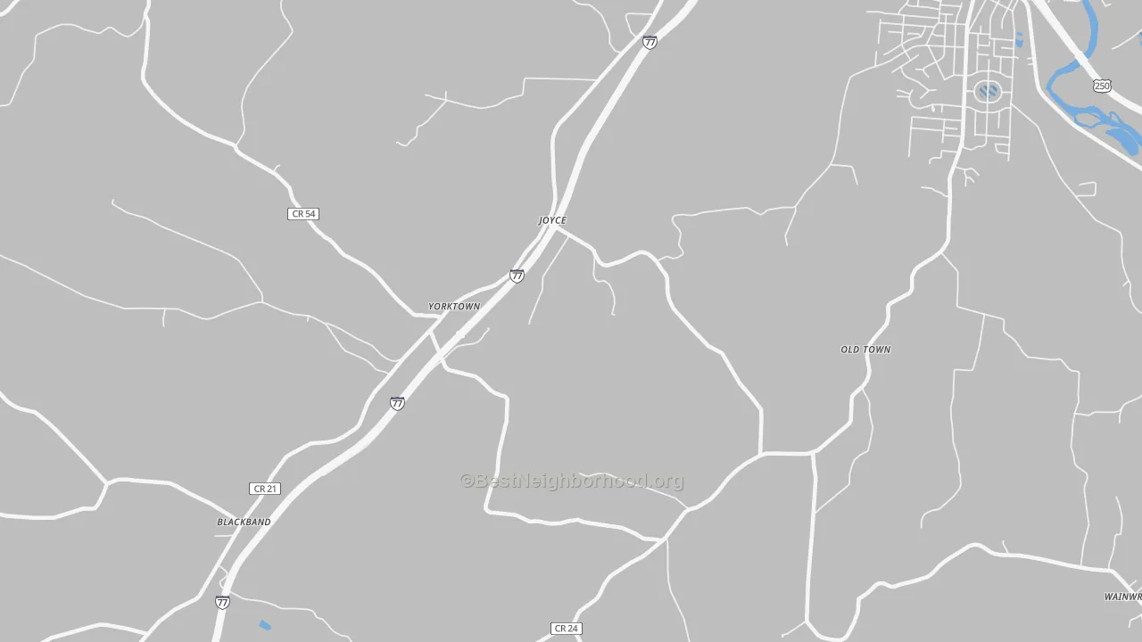 Transit Grade map of Stillwater, OH