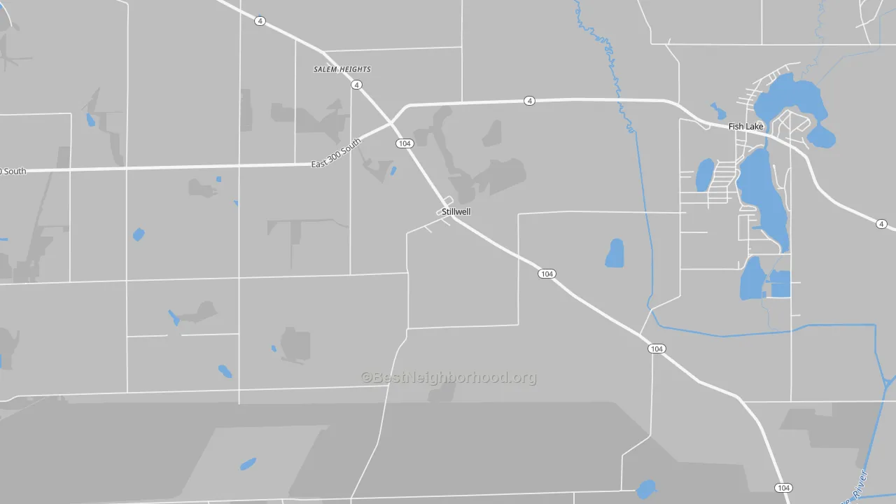 Transit Grade map of Stillwell, IN