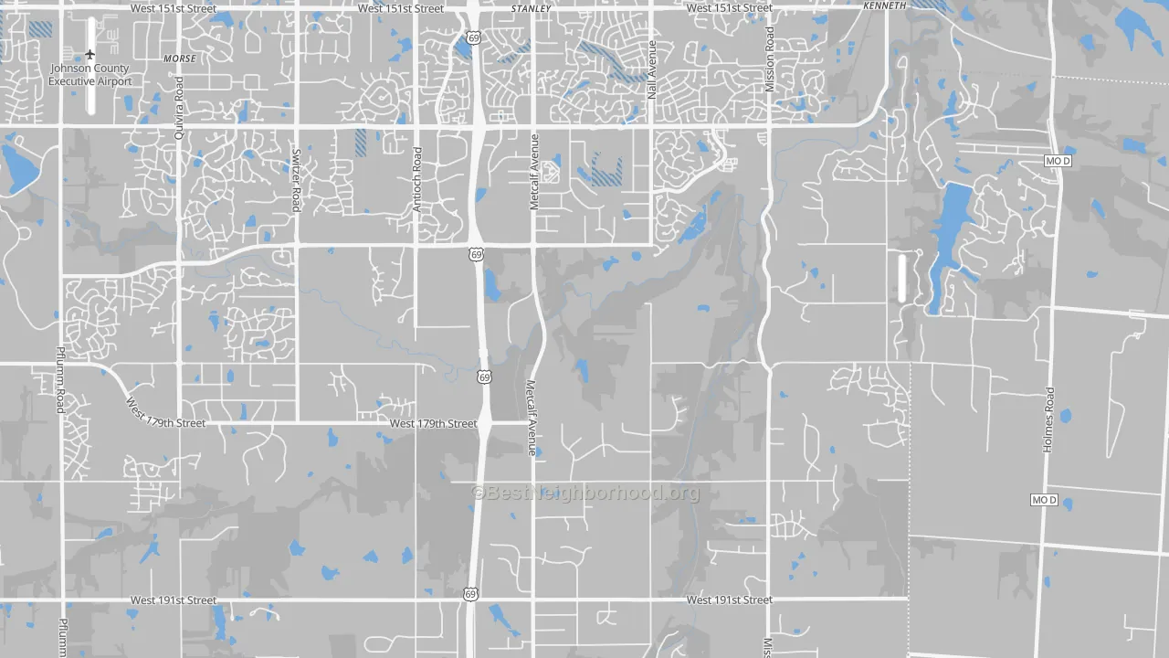 Transit Grade map of Stilwell, KS