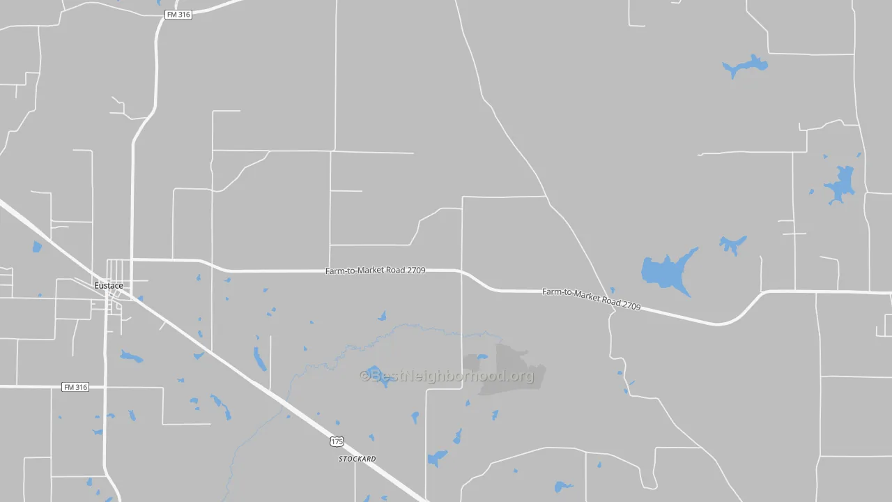 Transit Grade map of Stockard, TX