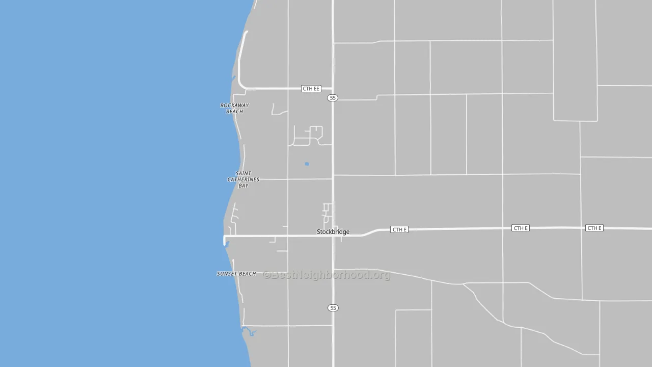 Transit Grade map of Stockbridge, WI