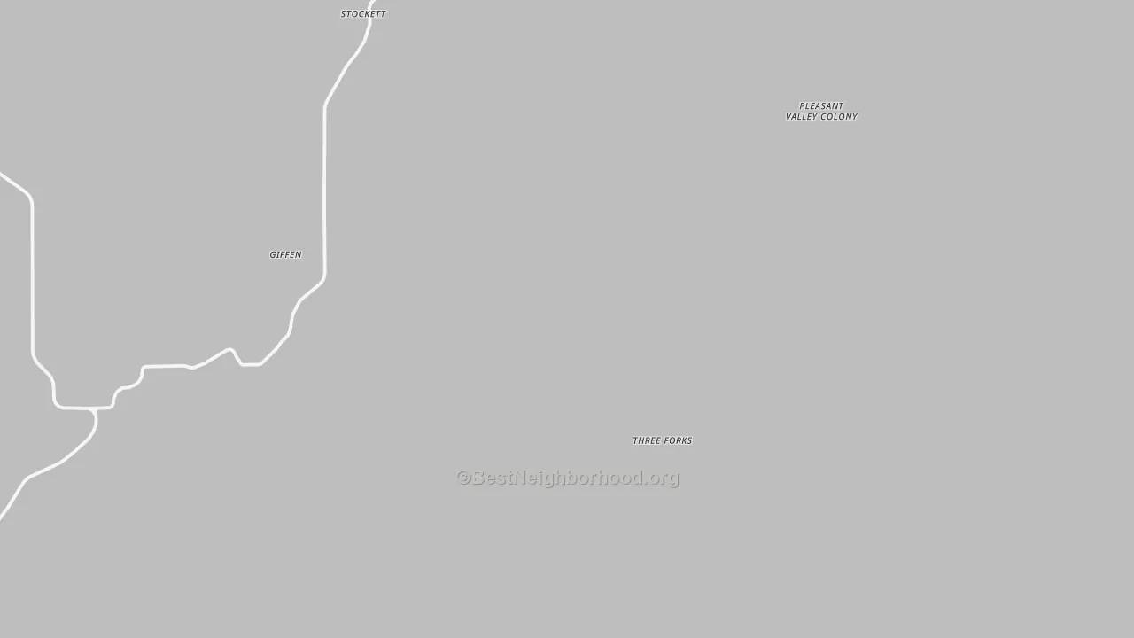 Transit Grade map of Stockett, MT