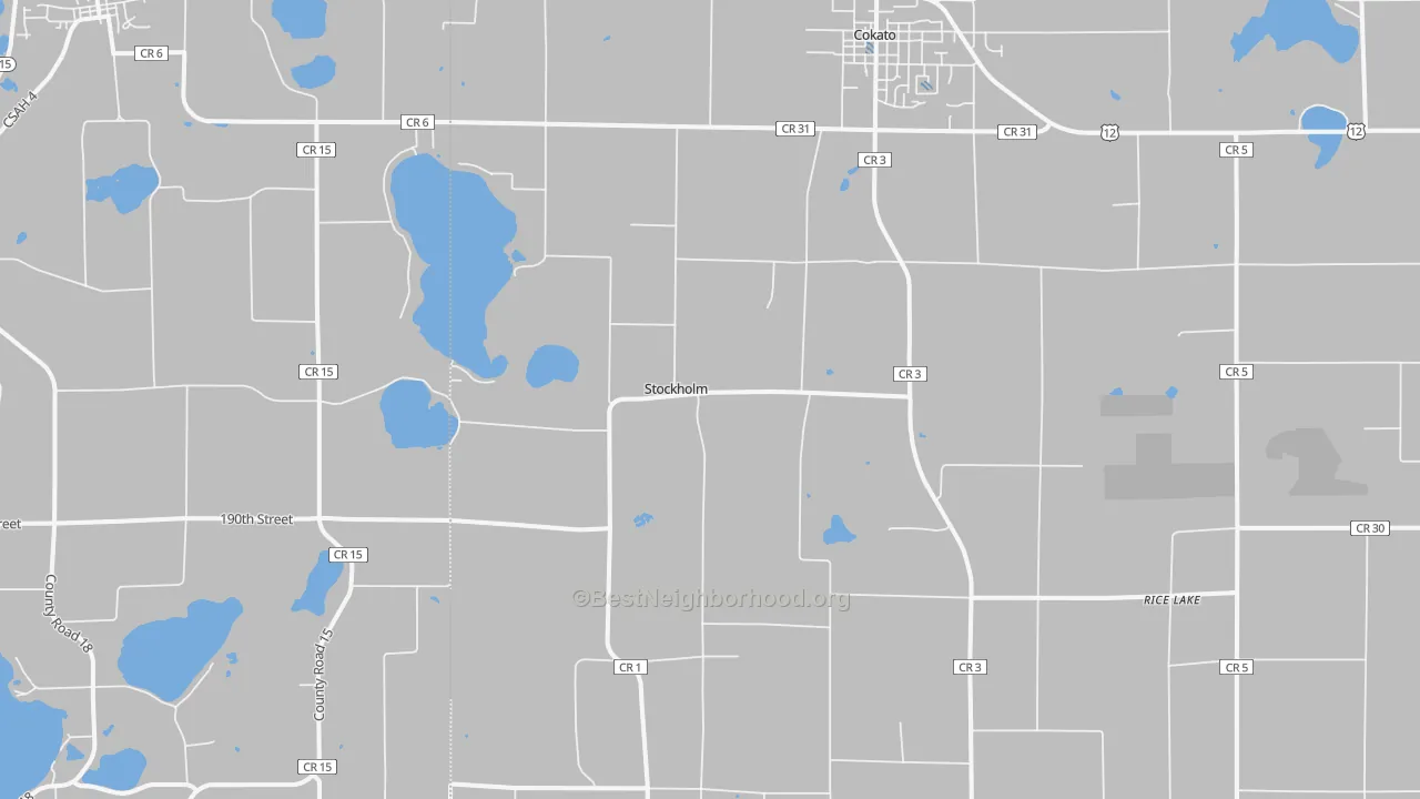 Transit Grade map of Stockholm, MN