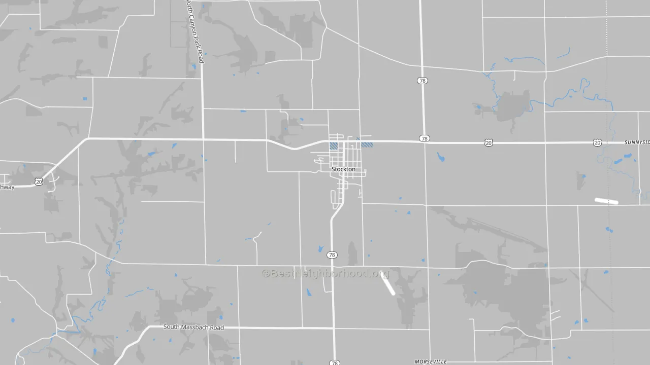 Transit Grade map of Stockton, IL