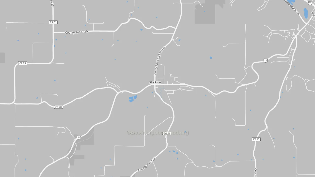 Transit Grade map of Stockton, MN