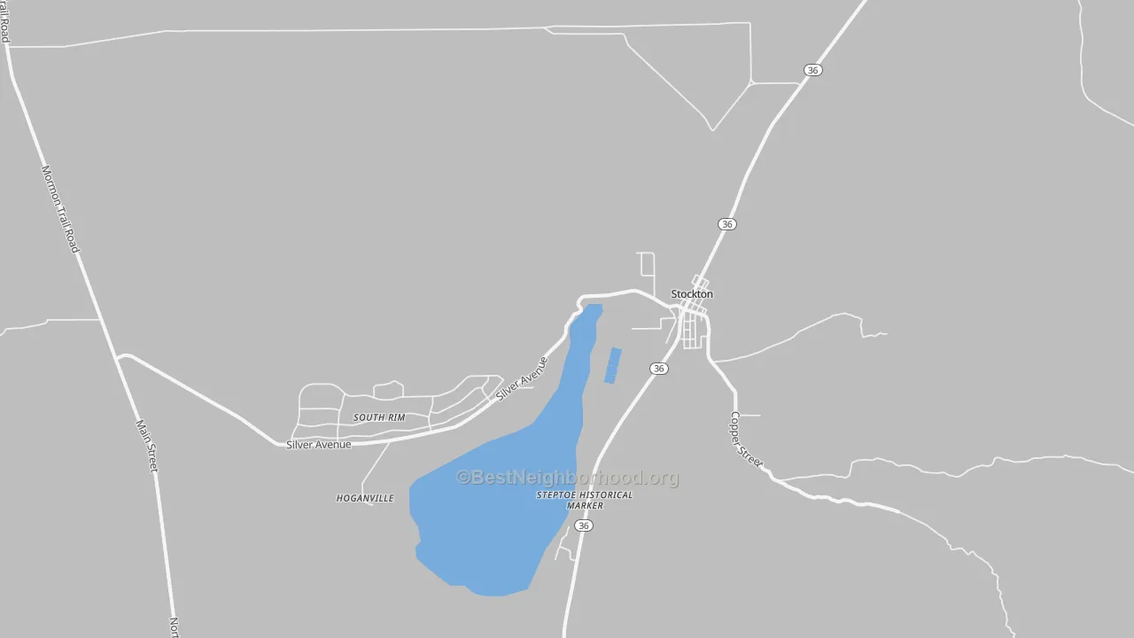 Transit Grade map of Stockton, UT