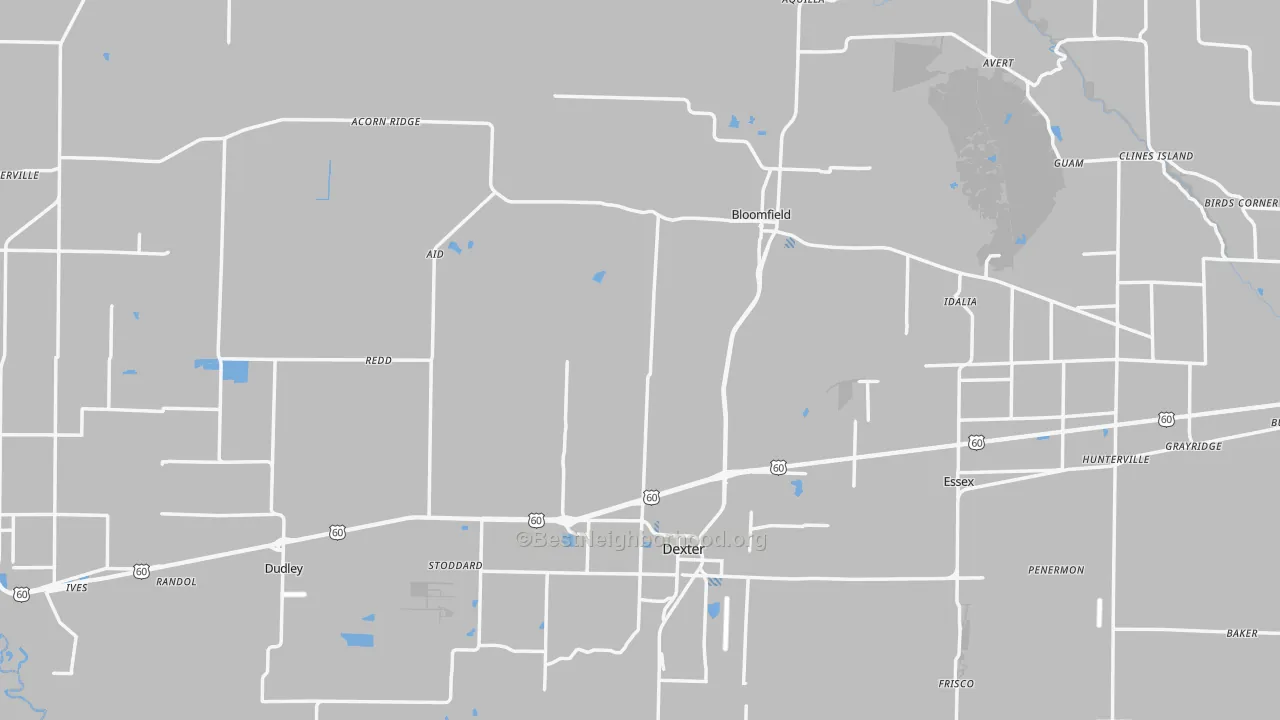 Transit Grade map of Stoddard County, MO