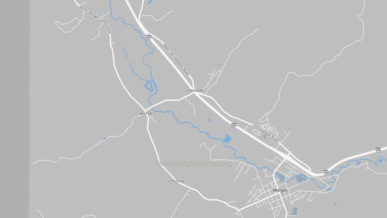 Transit Grade map of Stoddard, UT