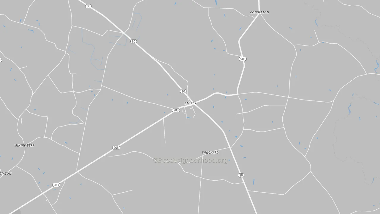 Transit Grade map of Stokes, NC
