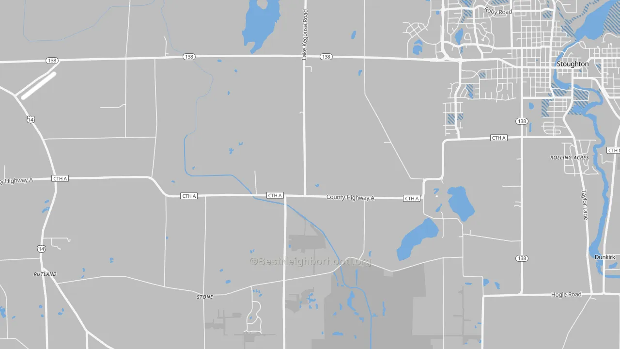 Transit Grade map of Stone, WI