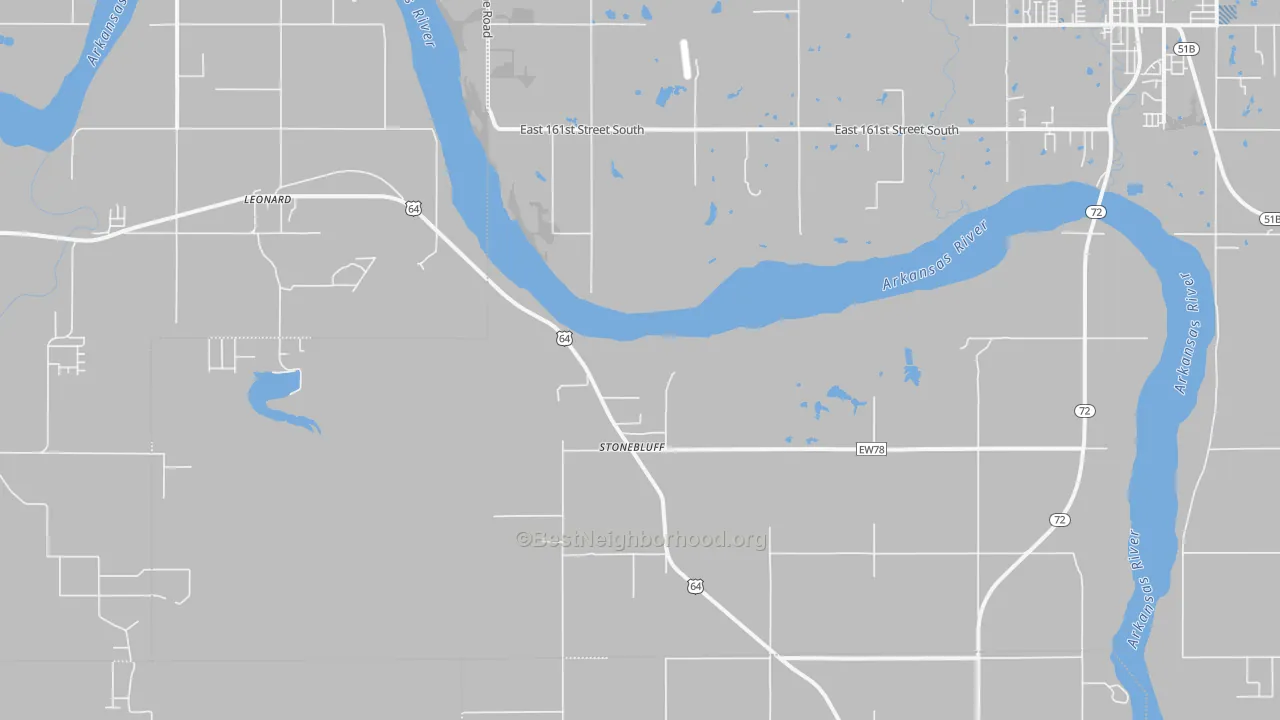 Transit Grade map of Stonebluff, OK