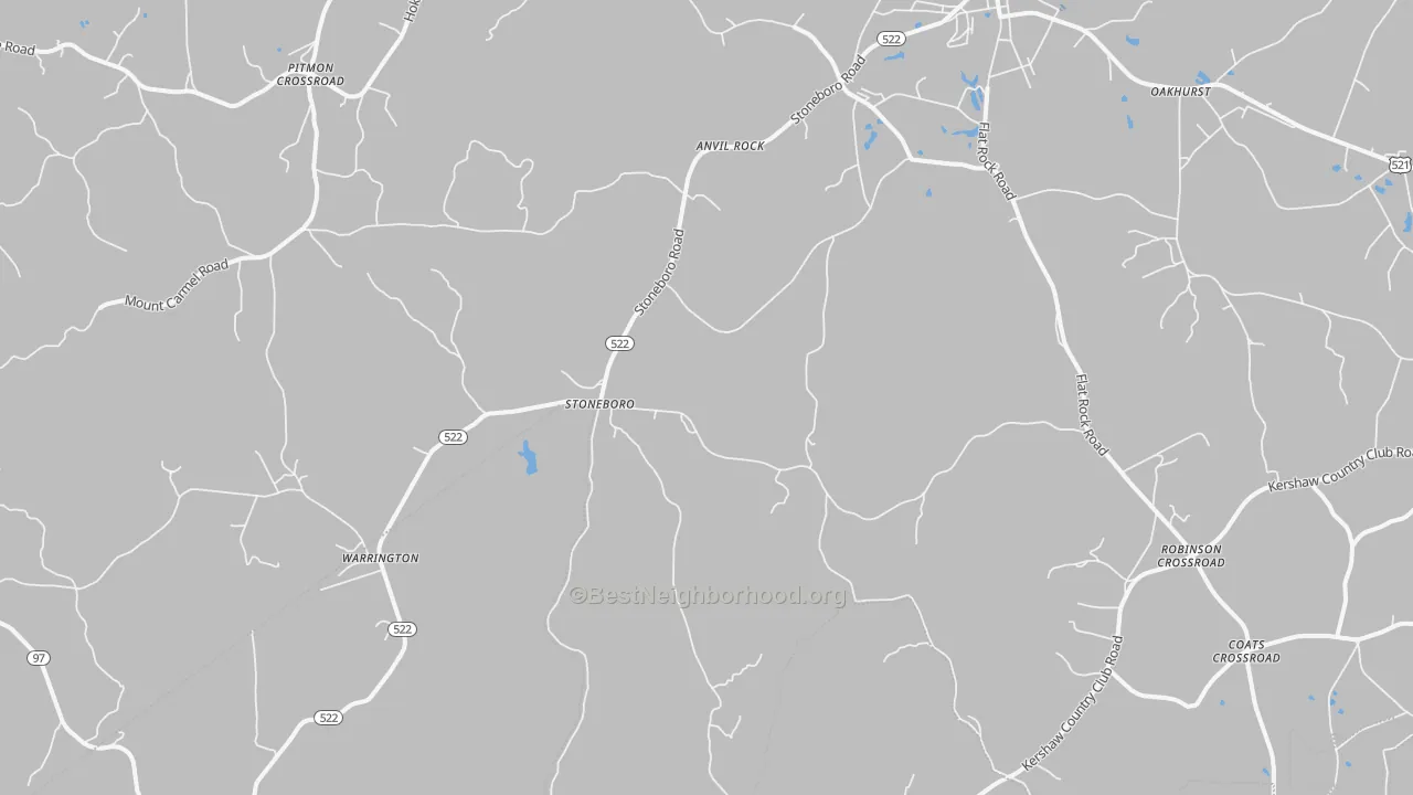 Transit Grade map of Stoneboro, SC