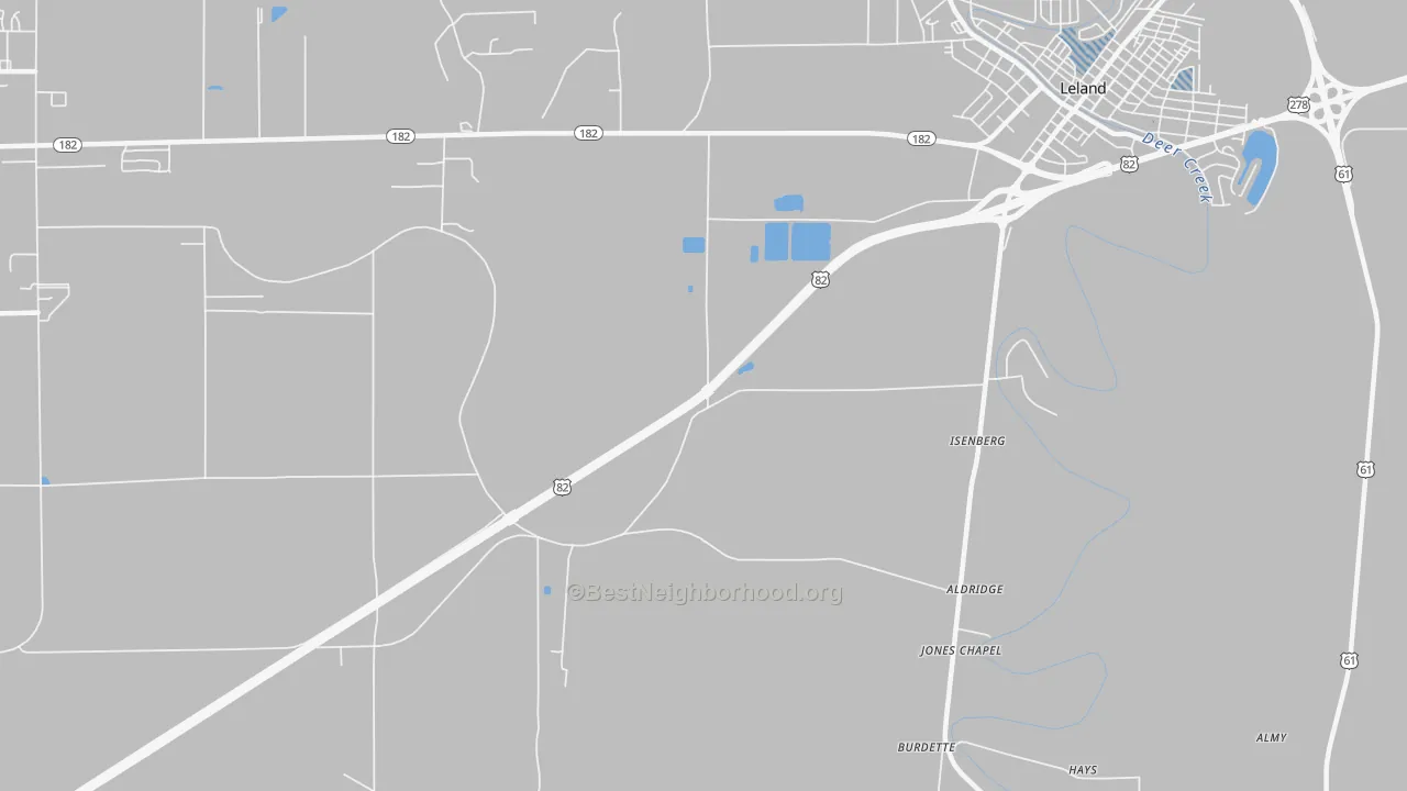 Transit Grade map of Stoneville, MS
