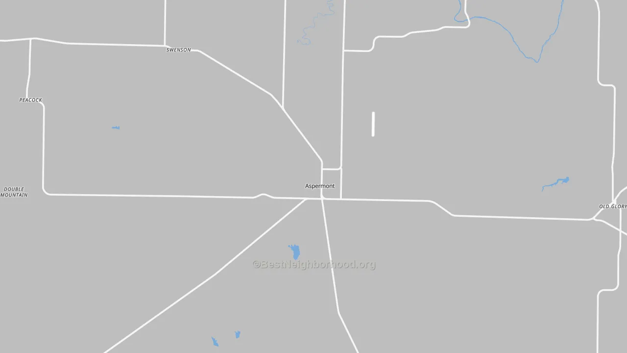 Transit Grade map of Stonewall County, TX
