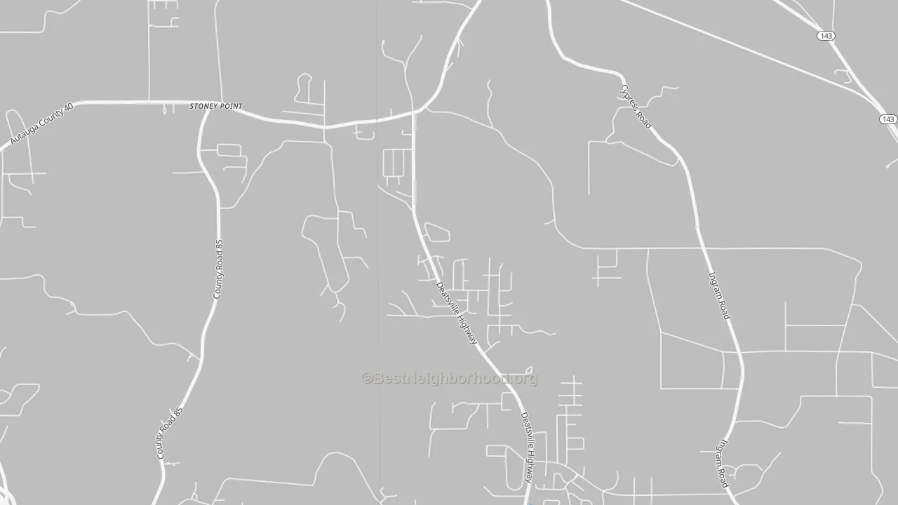 Transit Grade map of Stoney Point, AL