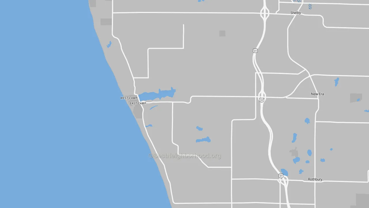 Transit Grade map of Stony Lake, MI