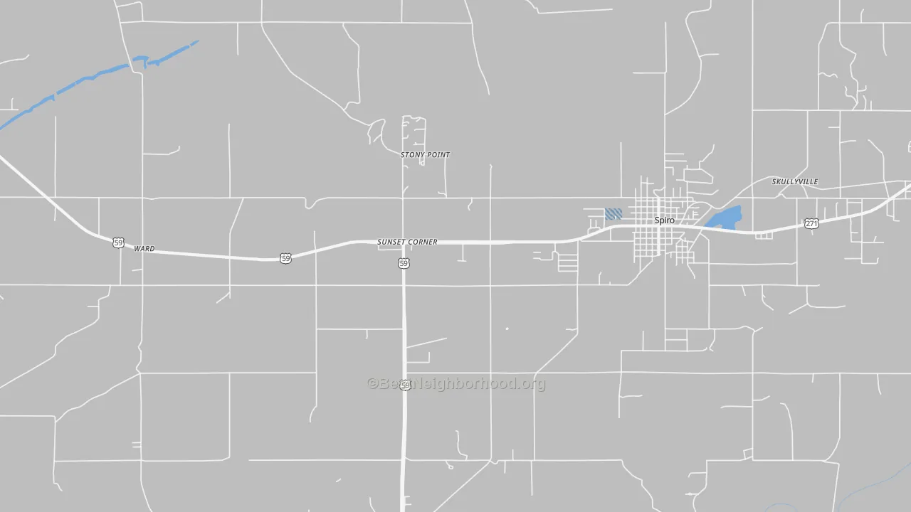 Transit Grade map of Stony Point, OK