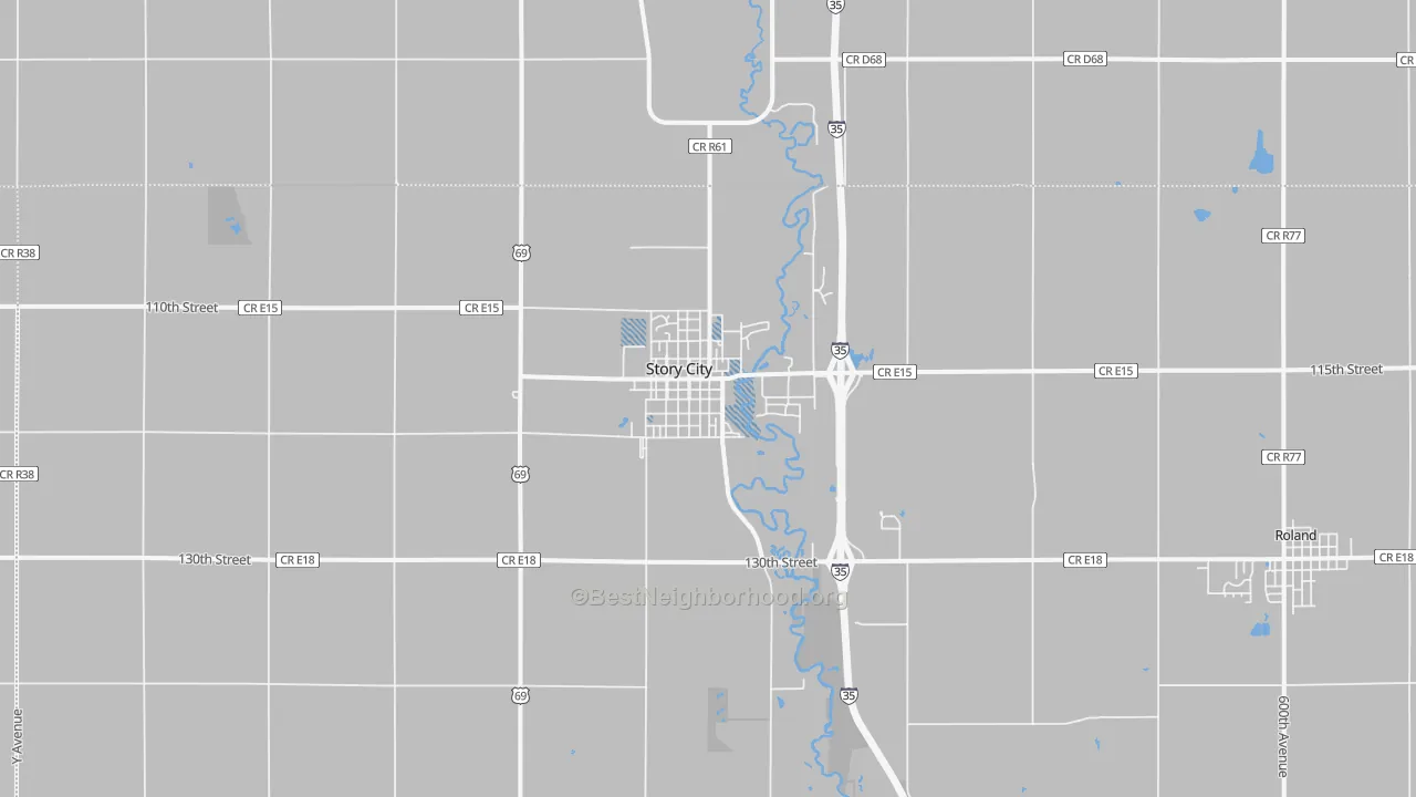 Transit Grade map of Story City, IA