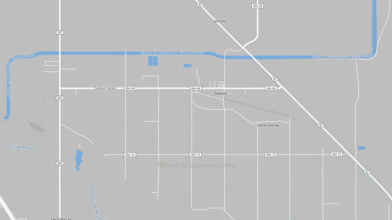 Transit Grade map of Stotonic Village, AZ