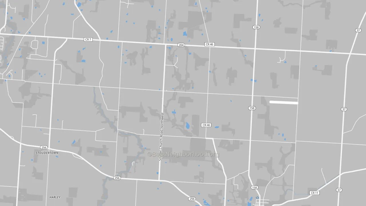 Transit Grade map of Stoudertown, OH