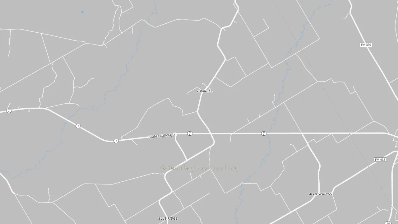 Transit Grade map of Stranger, TX