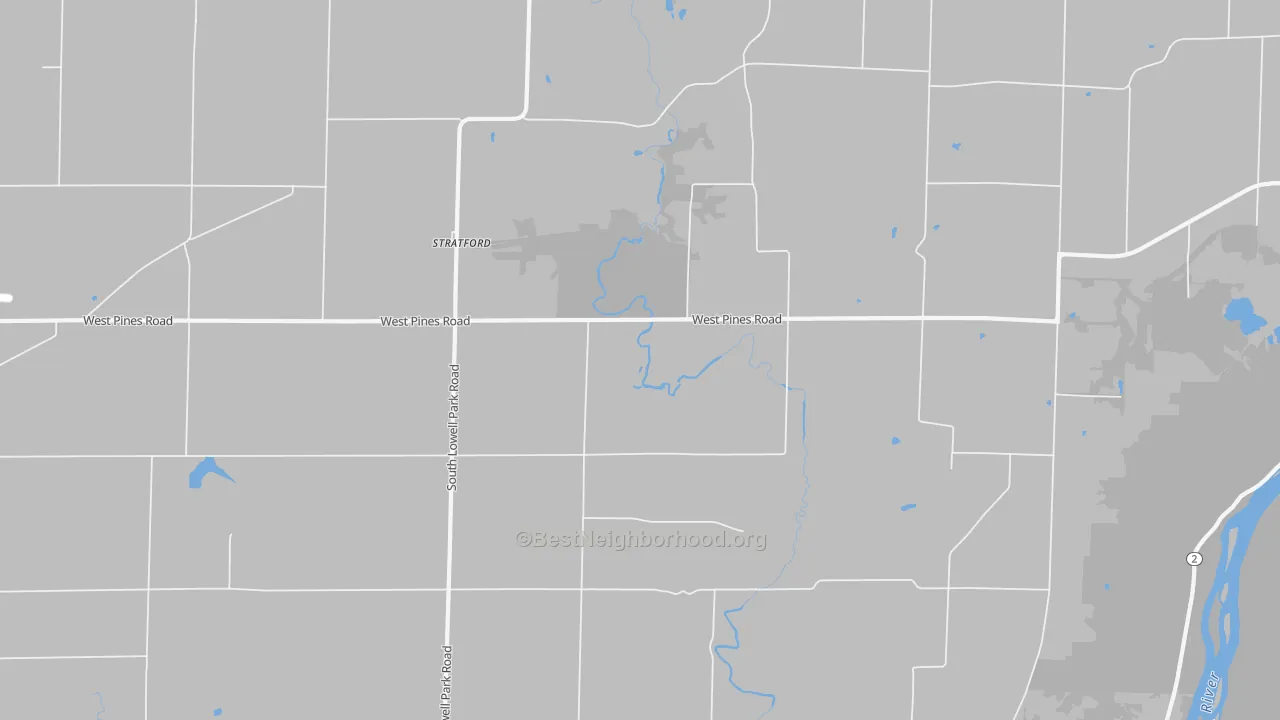 Transit Grade map of Stratford, IL