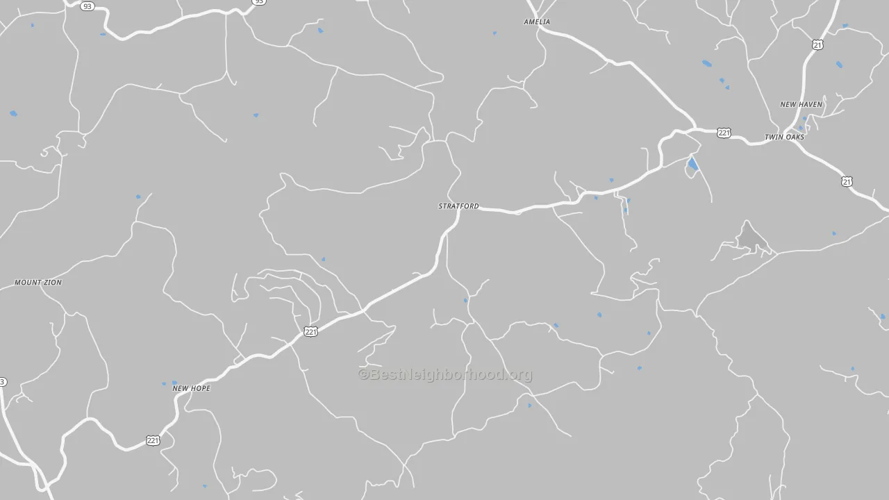 Transit Grade map of Stratford, NC