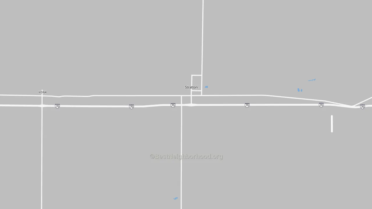 Transit Grade map of Stratton, CO