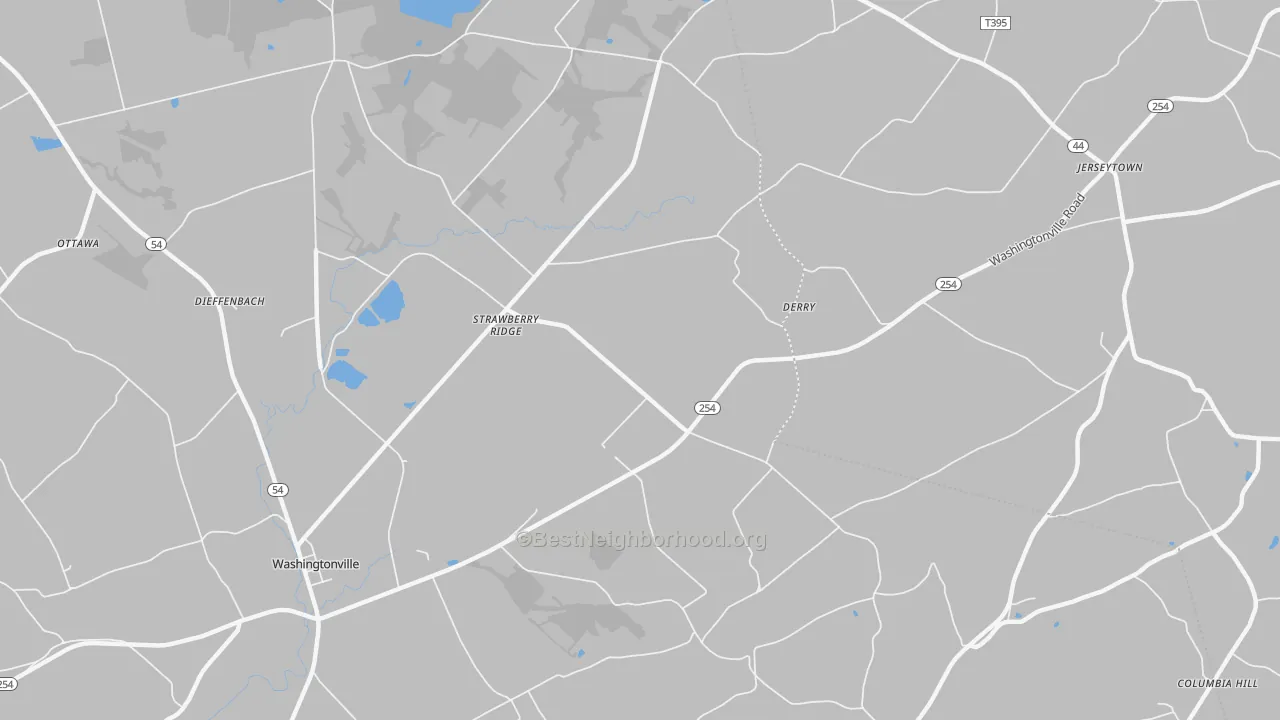 Transit Grade map of Strawberry Ridge, PA