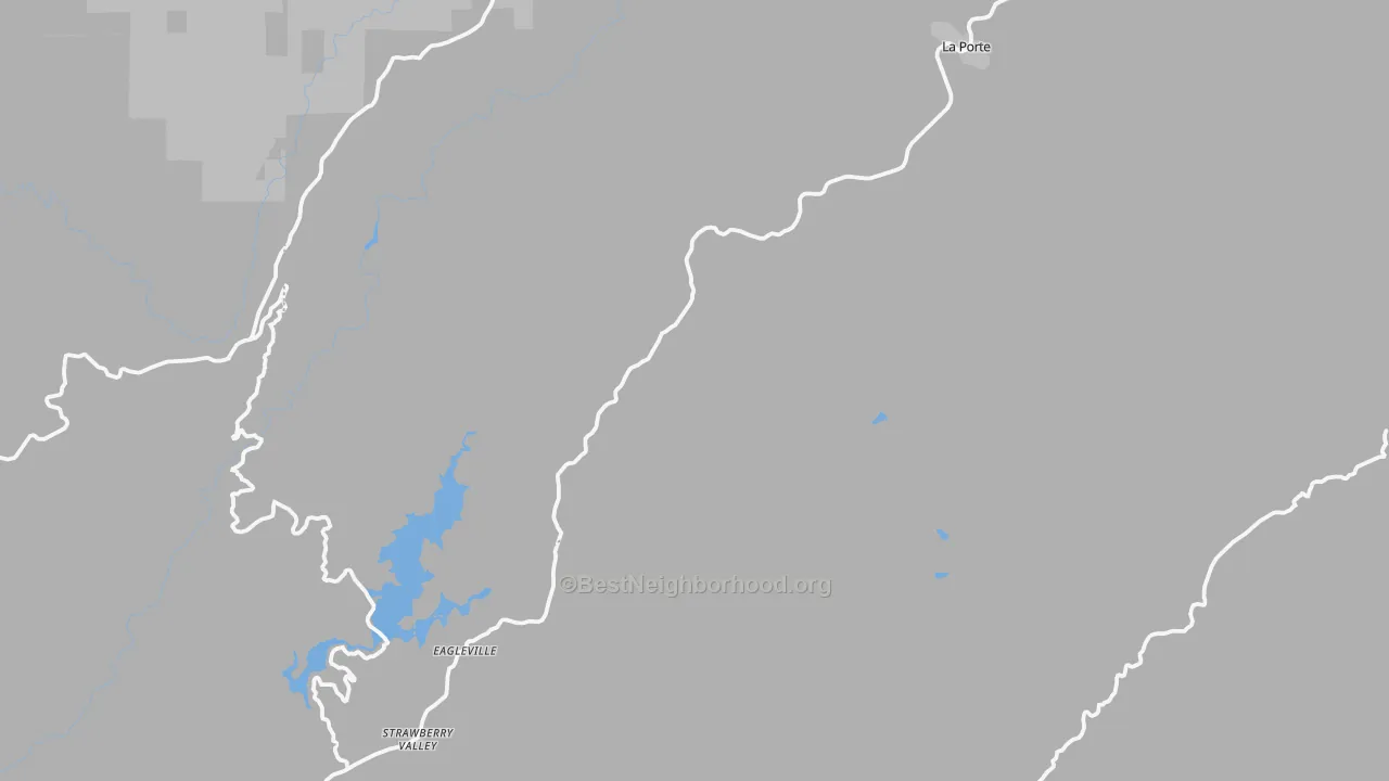Transit Grade map of Strawberry Valley, CA