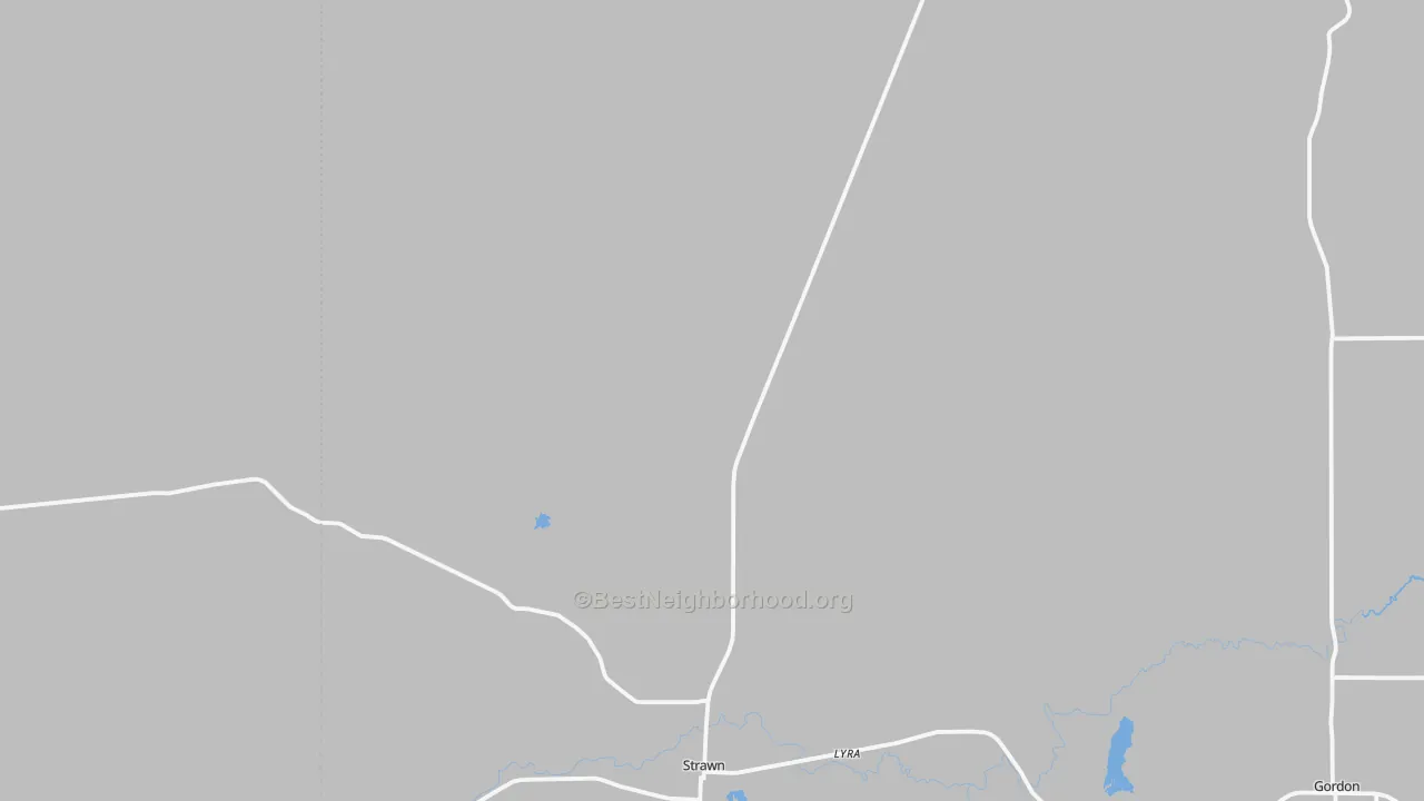Transit Grade map of Strawn, TX