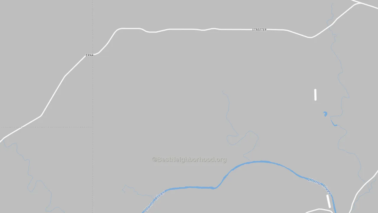 Transit Grade map of Streeter, TX