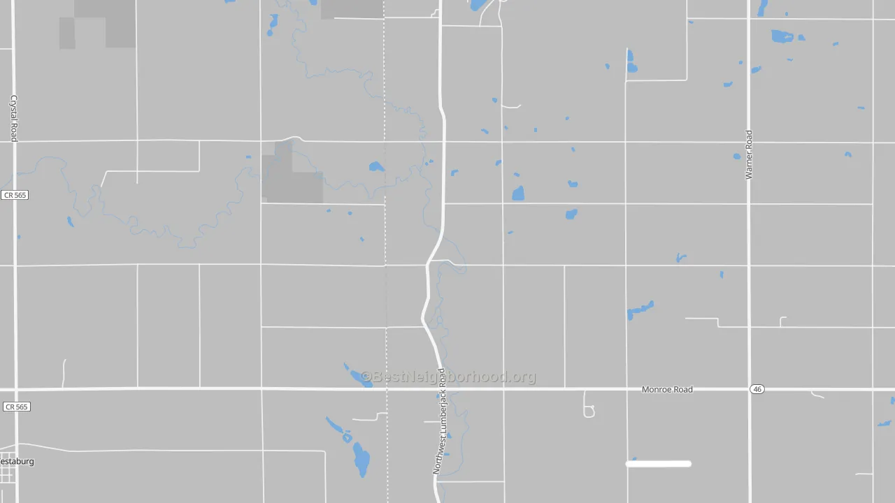 Transit Grade map of Strickland, MI