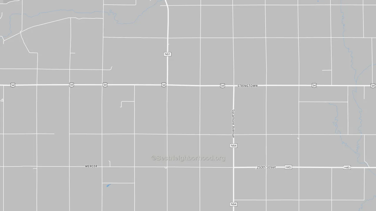 Transit Grade map of Stringtown, IA