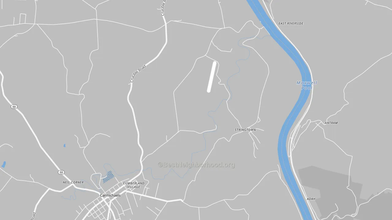 Transit Grade map of Stringtown, PA