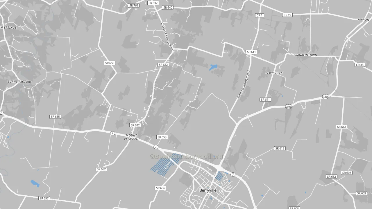 Transit Grade map of Stringtown, VA