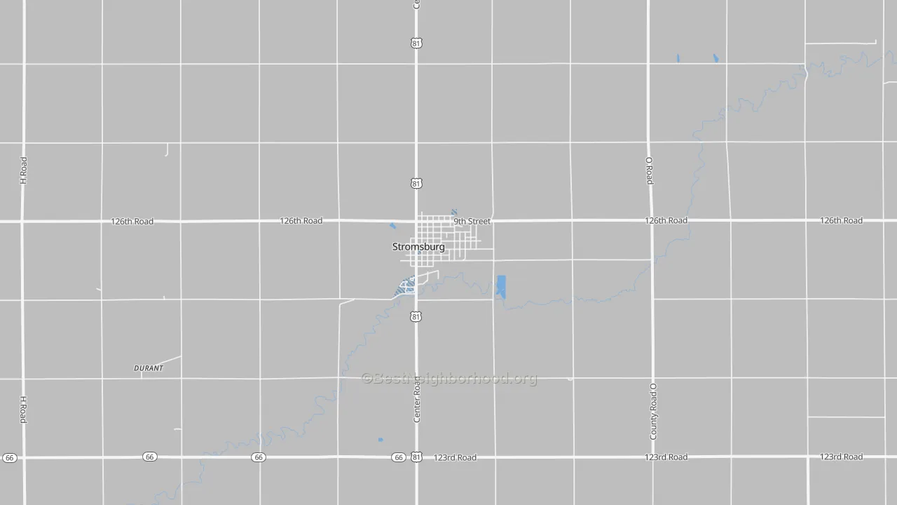 Transit Grade map of Stromsburg, NE