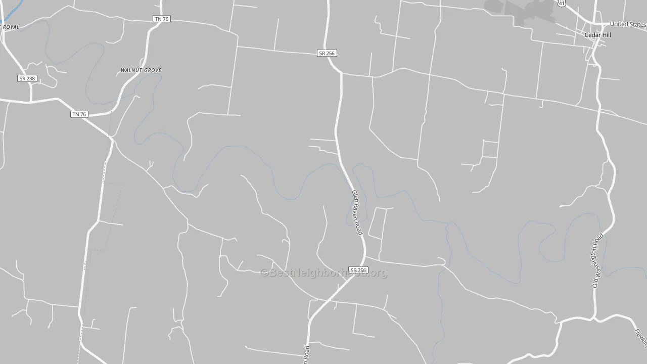 Transit Grade map of Stroudsville, TN