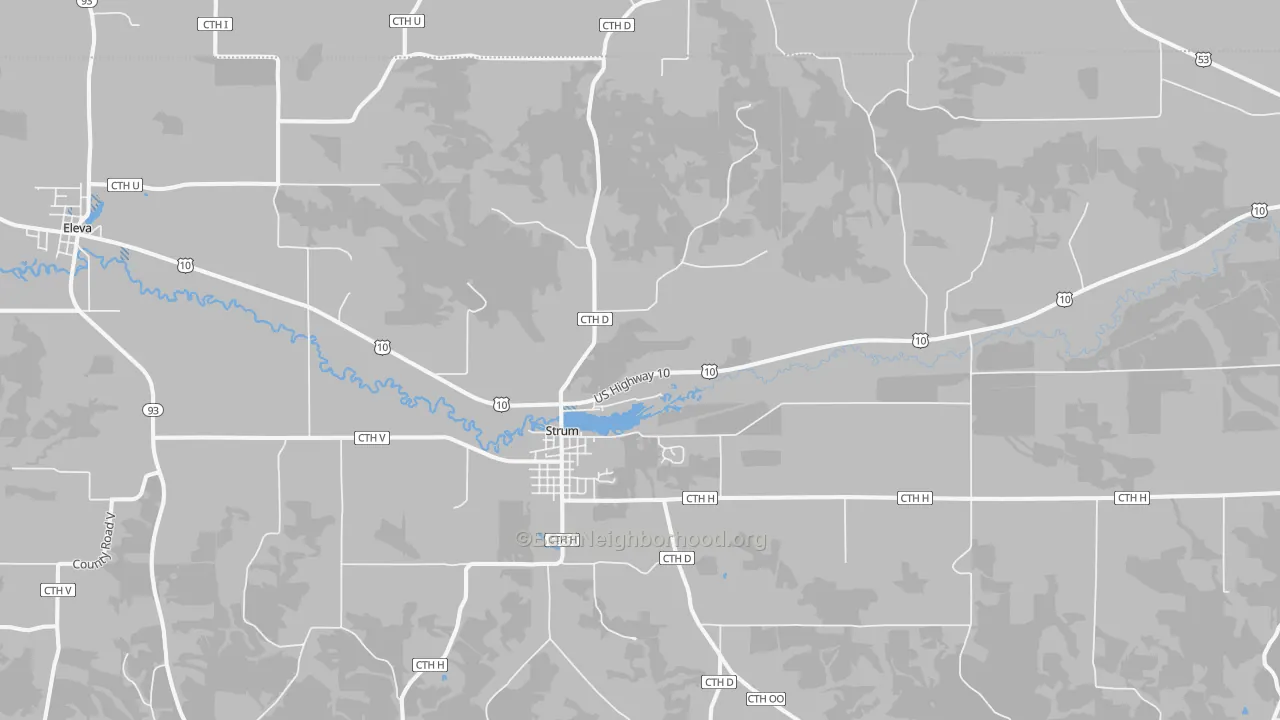 Transit Grade map of Strum, WI