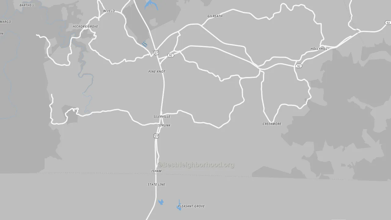Transit Grade map of Strunk, KY