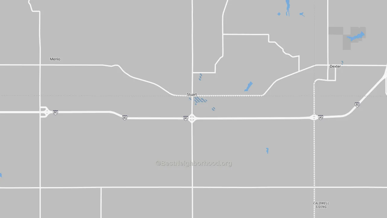 Transit Grade map of Stuart, IA