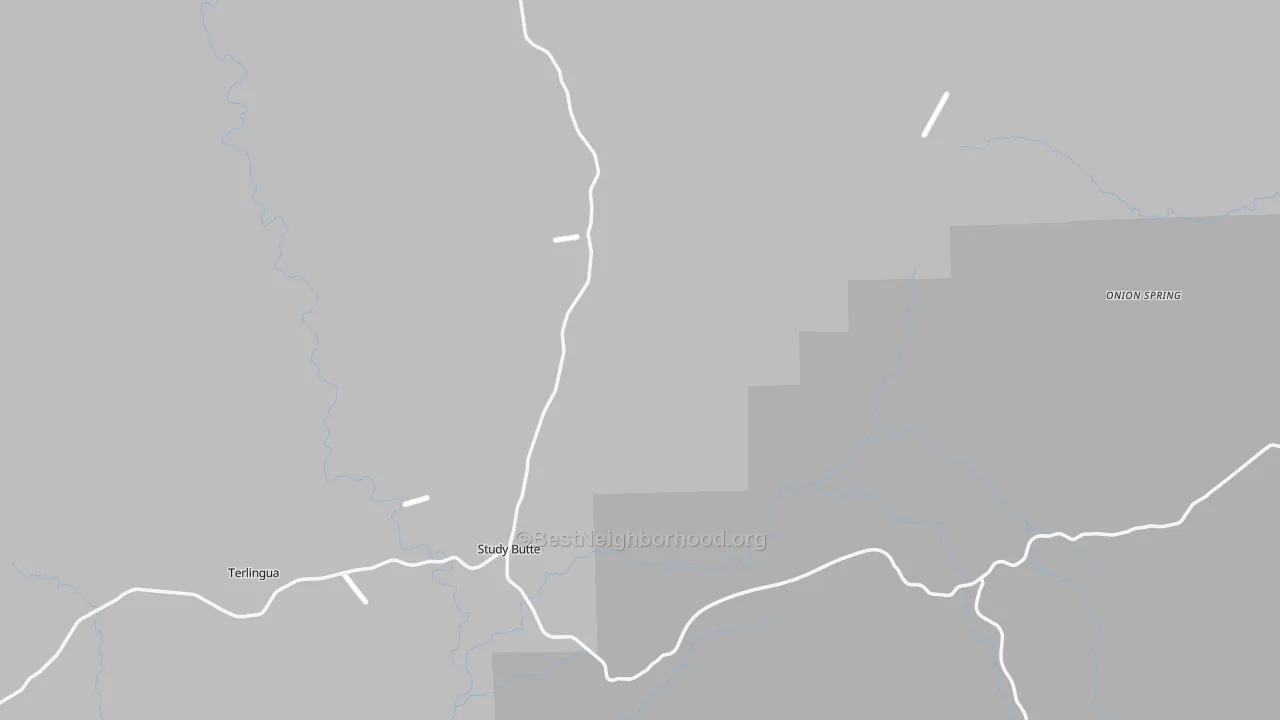 Transit Grade map of Study Butte, TX