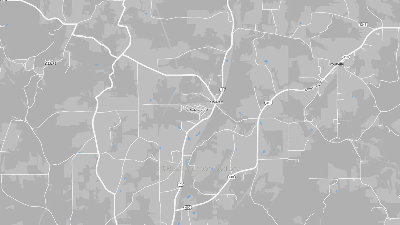 Transit Grade map of Stump Creek, PA