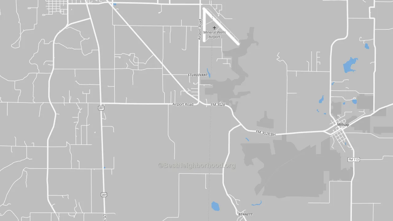 Transit Grade map of Sturdivant, TX