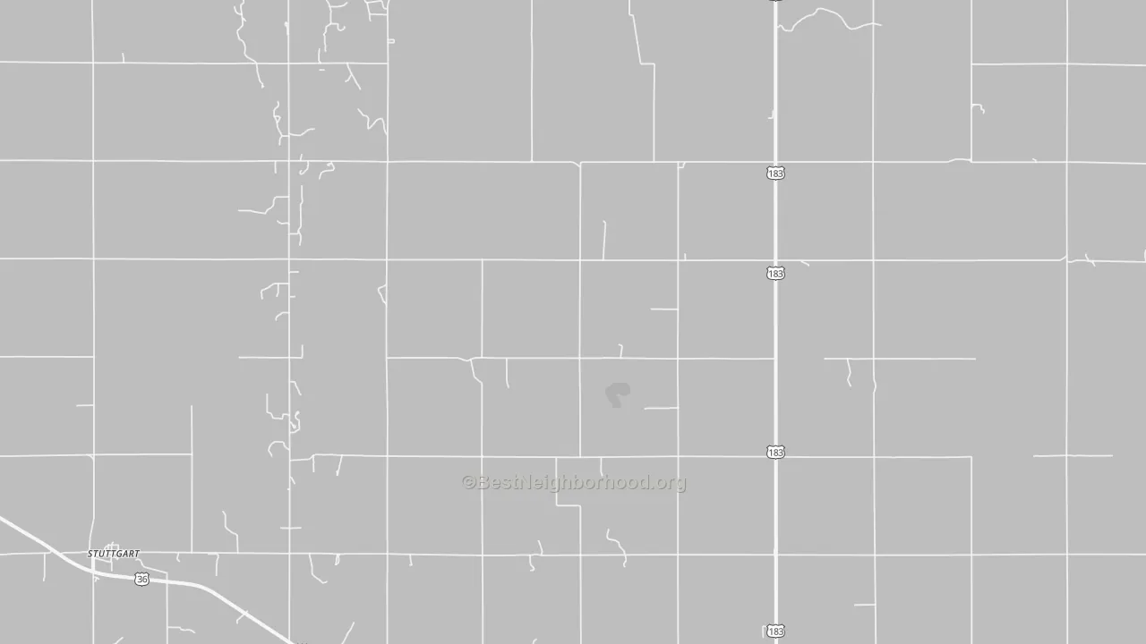 Transit Grade map of Stuttgart, KS