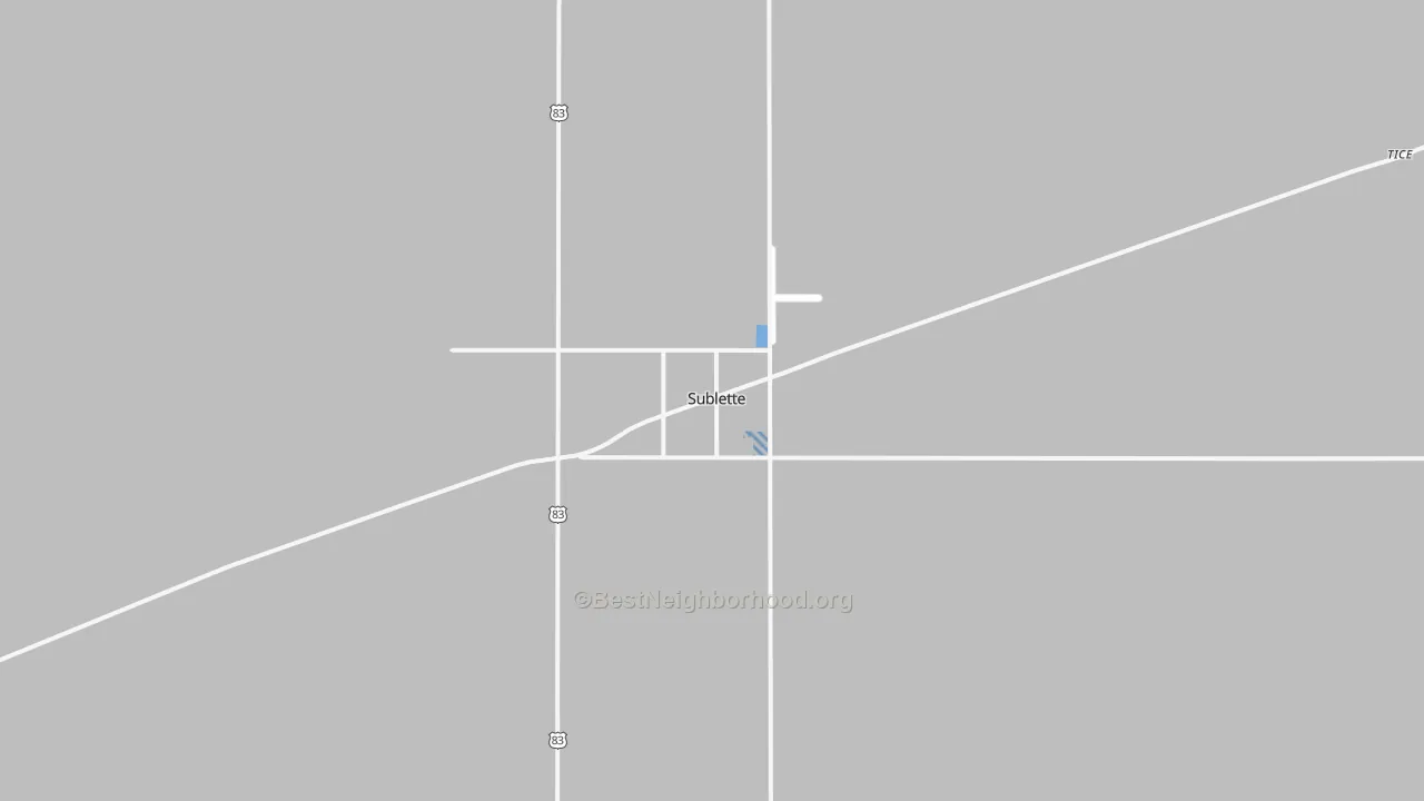 Transit Grade map of Sublette, KS