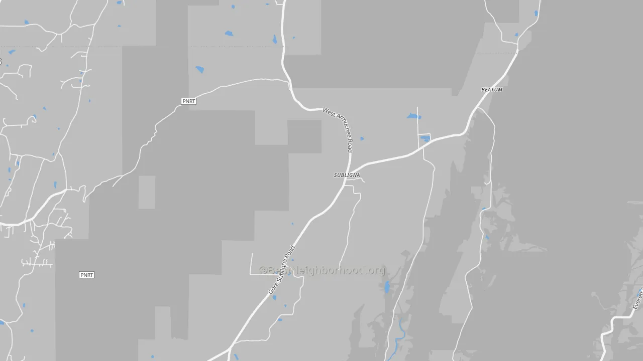 Transit Grade map of Subligna, GA